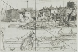 Black Lion Wharf da James Abbott McNeill Whistler