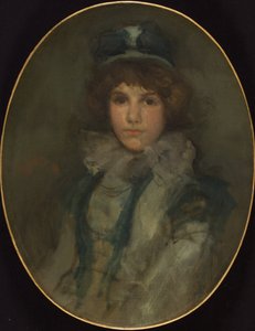 Blu e Corallo: Il piccolo cappello blu, 1898 da James Abbott McNeill Whistler