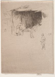Bancarella a una fiera da James Abbott McNeill Whistler