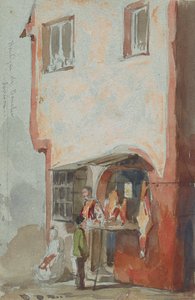 Boutique de BoucherSaverne, 1858 da James Abbott McNeill Whistler