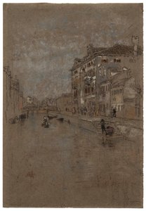 Canale a Venezia Magazzino del Tabacco, 1879-1880 da James Abbott McNeill Whistler
