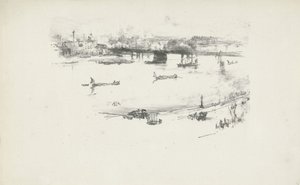 Ponte ferroviario di Charing Cross da James Abbott McNeill Whistler