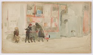 Bambini di Chelsea, c.1897 da James Abbott McNeill Whistler
