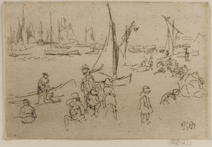 Bambini, Portsmouth, 1887 da James Abbott McNeill Whistler
