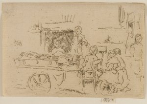 Carretto di frutta per bambini, 1887 da James Abbott McNeill Whistler
