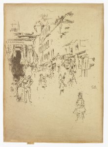 Cutler Street, Houndsditch, c.1886-88 da James Abbott McNeill Whistler