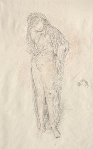 Figura drappeggiata in piedi da James Abbott McNeill Whistler