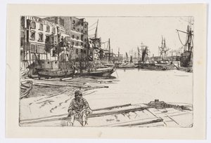 Eagle Wharf (Tyzac Whiteley and Co.) da James Abbott McNeill Whistler