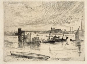 Mattina presto, Battersea da James Abbott McNeill Whistler