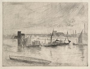 Mattina presto a Battersea da James Abbott McNeill Whistler