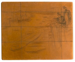 Lastra per incisione: La piccola piscina da James Abbott McNeill Whistler