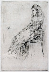 Fanny Leyland, c.1874 da James Abbott McNeill Whistler