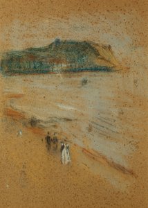 Figure su una Spiaggia Vicino alle Scogliere, circa 1870-74 da James Abbott McNeill Whistler