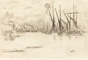 Da Pickle-Herring Stairs, c. 1878 da James Abbott McNeill Whistler