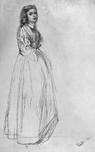 Fumette, in piedi da James Abbott McNeill Whistler
