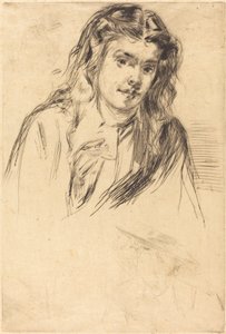 Testa china di Fumette, 1859 da James Abbott McNeill Whistler