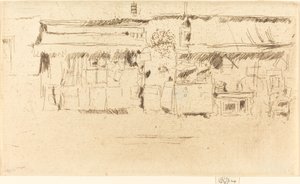 Negozio di mobili da James Abbott McNeill Whistler