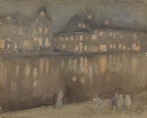 Canale Grande, Amsterdam, Notturno