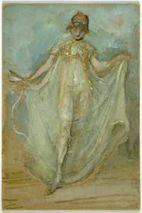Verde e blu: La ballerina, c.1893 da James Abbott McNeill Whistler