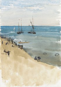 Verde e argento - Il mare luminoso, Dieppe da James Abbott McNeill Whistler