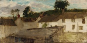 Verde e argento: i cottage del Devonshire, 1883 o 1884 da James Abbott McNeill Whistler
