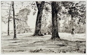 Parco di Greenwich da James Abbott McNeill Whistler