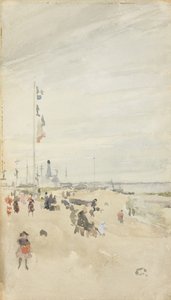 Grigio e Perla: Bandiere del Giorno Festivo, 1883-84 da James Abbott McNeill Whistler