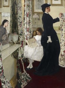 Armonia in verde e rosa: la sala di musica da James Abbott McNeill Whistler