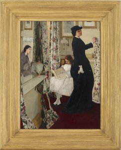 Armonia in Verde e Rosa: La Sala della Musica da James Abbott McNeill Whistler