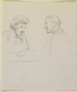 Teste di due uomini, c.1855-59