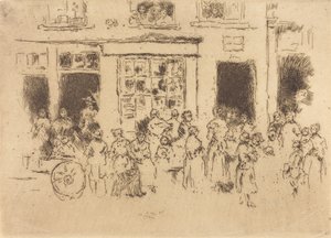 High Street, Bruxelles da James Abbott McNeill Whistler
