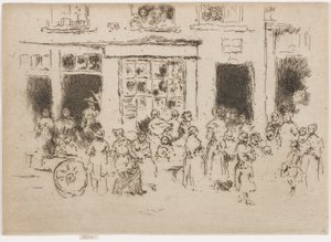 High Street, Bruxelles da James Abbott McNeill Whistler