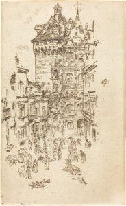 Hotel de Ville, Loches da James Abbott McNeill Whistler