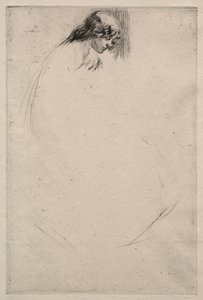 Jos Bent Head da James Abbott McNeill Whistler