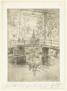 Piccolo ponte levatoio ad Amsterdam