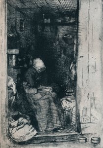 La Vieille aux Loques, 1858 1903-1904 da James Abbott McNeill Whistler