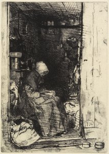 La Vieille aux Loques da James Abbott McNeill Whistler