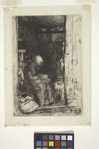 La vecchia con gli stracci da James Abbott McNeill Whistler