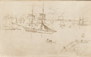 Laguna-Mezzogiorno, 1879-1880 da James Abbott McNeill Whistler