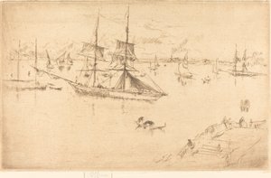 Laguna: Mezzogiorno, 1879-1880 da James Abbott McNeill Whistler