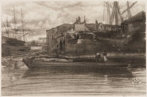 Limehouse, 1878 da James Abbott McNeill Whistler