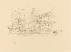 Lindsay Row, Chelsea, 1888 da James Abbott McNeill Whistler