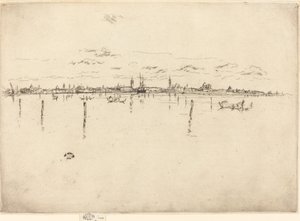 Piccola Venezia, 1880 da James Abbott McNeill Whistler