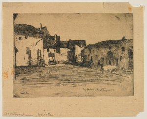 Liverdun aus Zwölf Radierungen aus der Natur da James Abbott McNeill Whistler