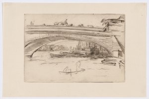 London Bridge, c.1875 da James Abbott McNeill Whistler