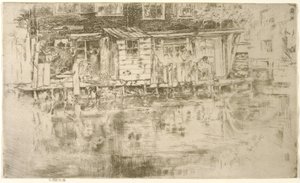 Long House, Dyers, Amsterdam, 1889 da James Abbott McNeill Whistler