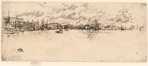 Lunga Venezia, 1879-1880 da James Abbott McNeill Whistler