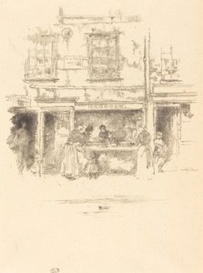 Negozio di Pesce di Maunder, Chelsea, 1890 da James Abbott McNeill Whistler
