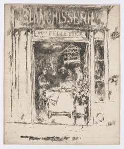 Mme Pelletier, Lavanderia, Parigi, c.1892-93 da James Abbott McNeill Whistler