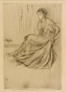 Modello seduto, 1873 da James Abbott McNeill Whistler